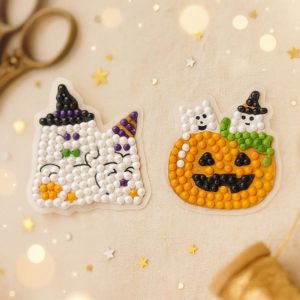 ふんわりイメージのハロウィンステッカー